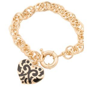 Patricia Nash Heart Charm Bracelet